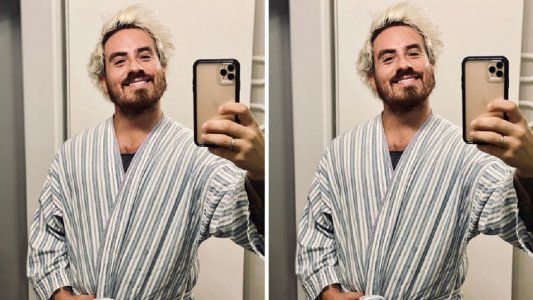 Emotivo recuerdo de Federico Bal a su papá: se fotografió con una de sus batas