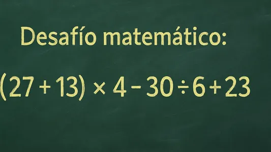 Desafío Matemático: el desafío está en el método