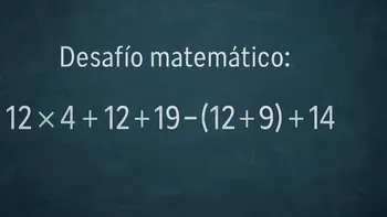 Desafío matemático: la cuenta es fácil, pero muchos caen en un error frecuente
