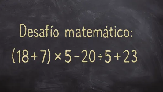 Desafío matemático: ¿en cuánto tiempo lográs resolver el ejercicio?