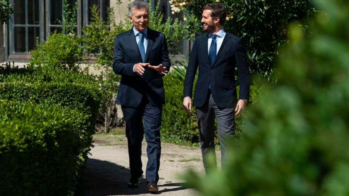 Mauricio Macri se reunió en España con Pablo Casado