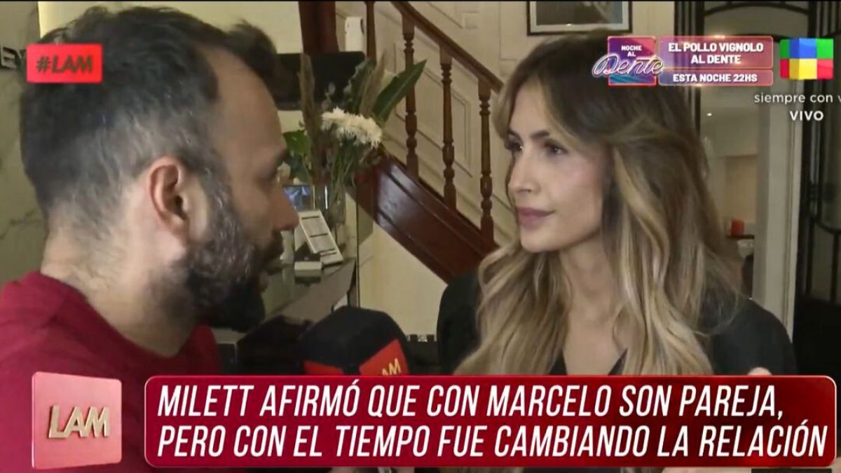 Milett Figueroa habló de su relación con las hijas de Marcelo Tinelli: Nos  estamos conociendo