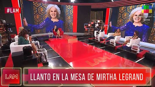 Escándalo en la mesa de Mirtha Legrand: Llanto, maltrato y mala onda