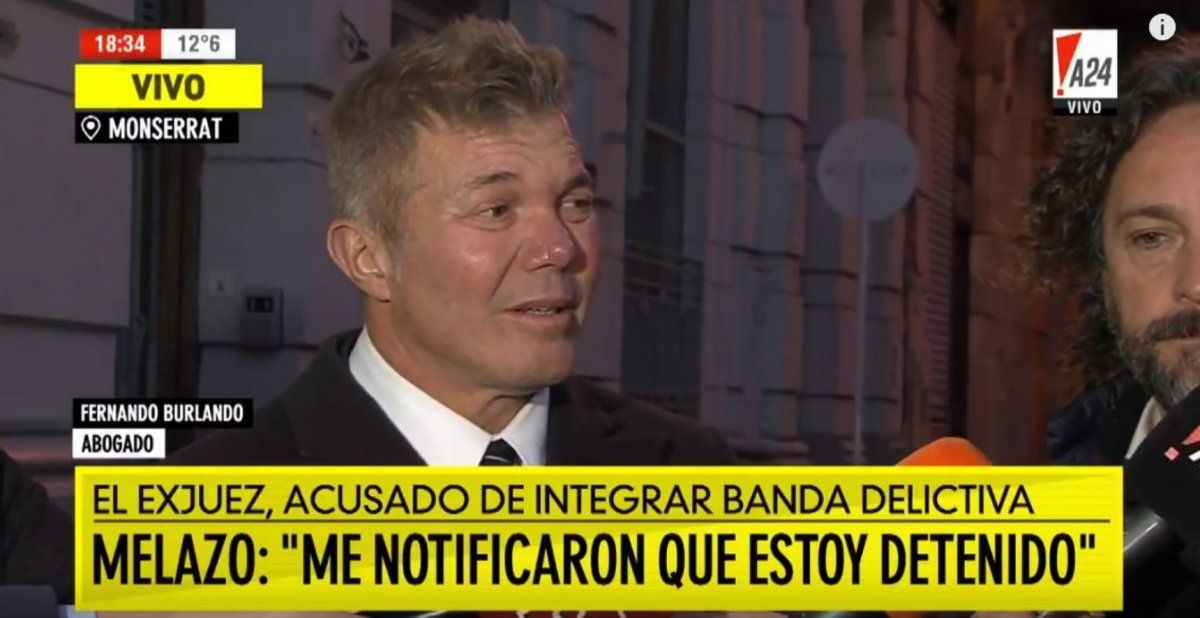 Better call Saul: Burlando quiere ser el abogado del ex juez Melazo
