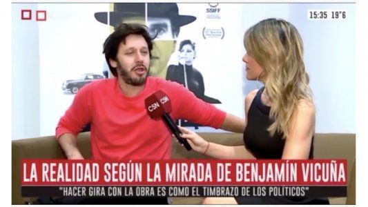 Benjamín Vicuña expresó su apoyo a un candidato para las elecciones presidenciales