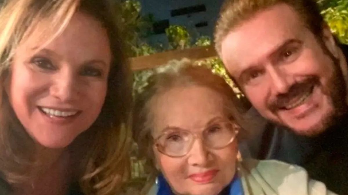 Pimpinela con la madre