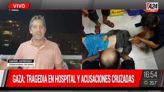 Al menos 500 personas murieron por un bombardeo a un hospital en Franja de Gaza