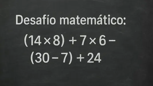 Desafío matemático: la cuenta es fácil, pero muchos cometen un error frecuente