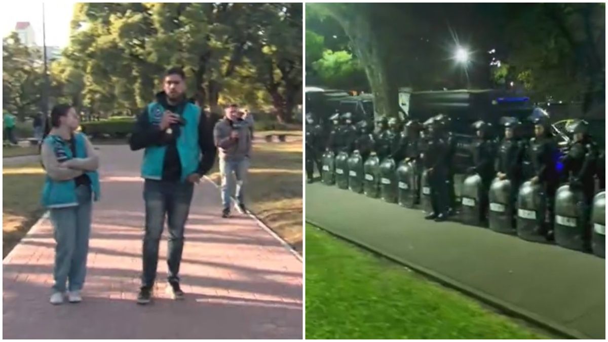 Desalojaron a más de 10 mil manteros.&nbsp;