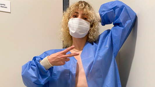 Dolores Fonzi compartió imágenes de su control oncológico