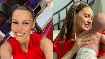 Emotiva imagen de uno de los hijos de Pampita sosteniendo en sus brazos a Ana