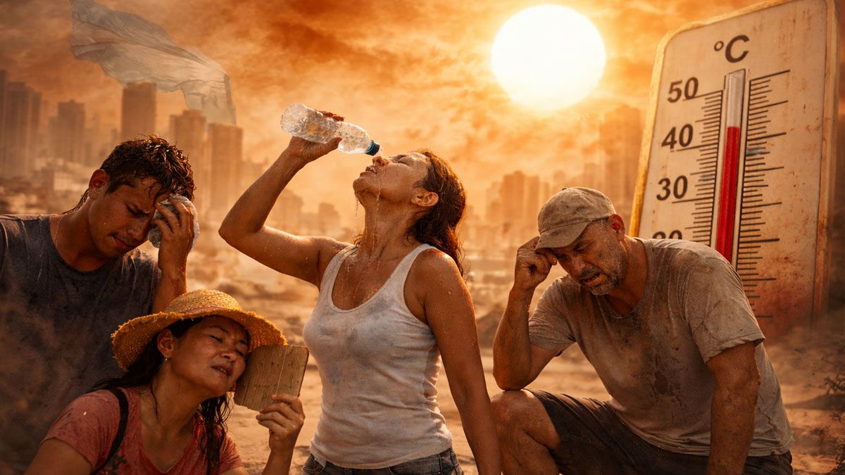 Calor extremo para la mitad de la población mundial. ¿Y en la Argentina? (Foto: A24com).