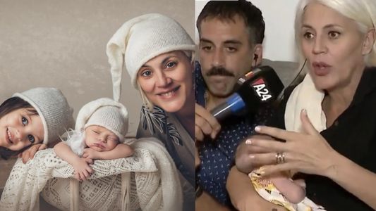 Débora DAmato presentó a su hija Charo, y reveló cómo vivió el parto y la lactancia