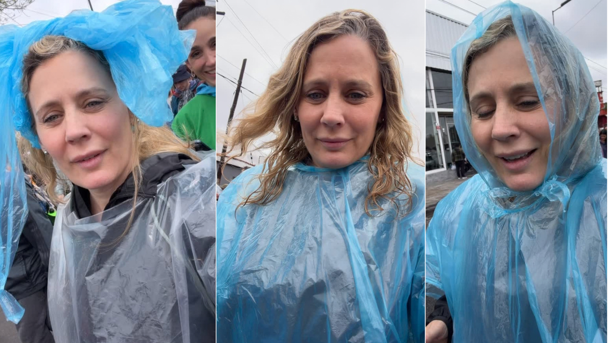 Rocío Marengo peregrinó a Luján bajo la lluvia para cumplir una promesa: Voy a agradecer que...