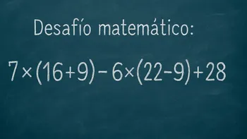 Desafío matemático: ¿en cuánto tiempo lo podés resolver?