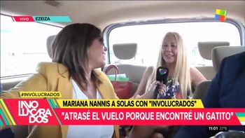 Mariana Nannis contó el motivo por el que retrasó su llegada a la Argentina: ¡Por un gato!