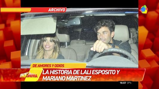 Lali Espósito y Mariano Martínez, uno de los culebrones del año que se nos va