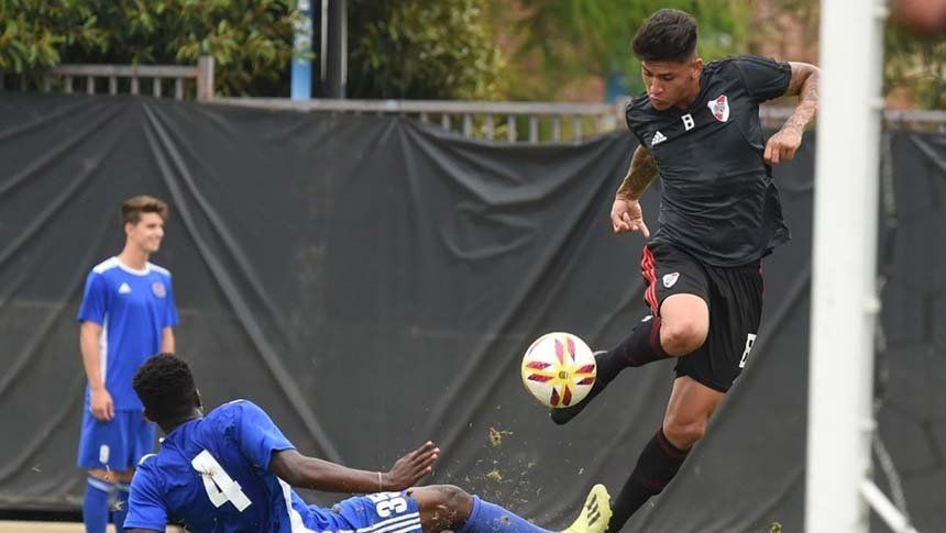 Con cuatro goles de Carrascal, River goleó 7-0 a Ventura Fusion en un nuevo amistoso en Los Angeles