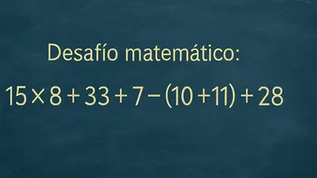 Desafío matemático: la cuenta es fácil, pero muchos cometen un error frecuente