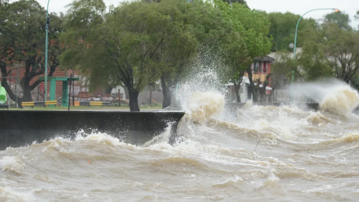 Lanzan un alerta por crecida del R&iacute;o de la Plata. (Foto: archivo)