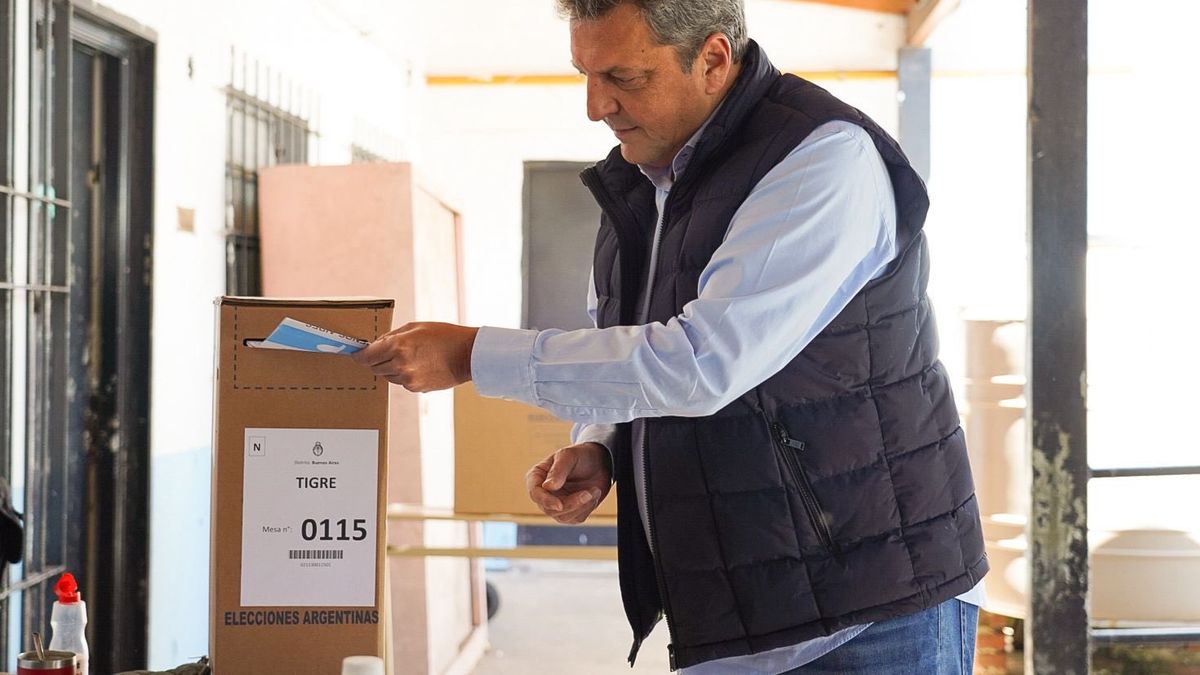 Sergio Massa votó en Tigre y definió a las legislativas 2025 como una elección crucial