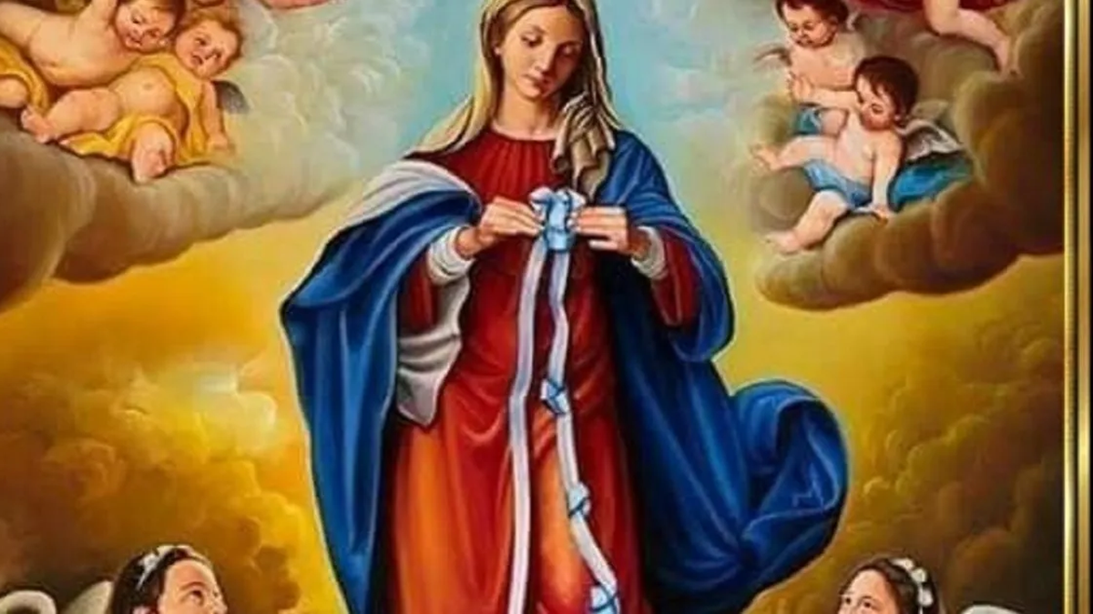 La Virgen Desatanudos es una advocación mariana que simboliza esperanza