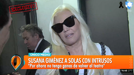 Susana Giménez: No estoy muy entusiasmada con mi serie