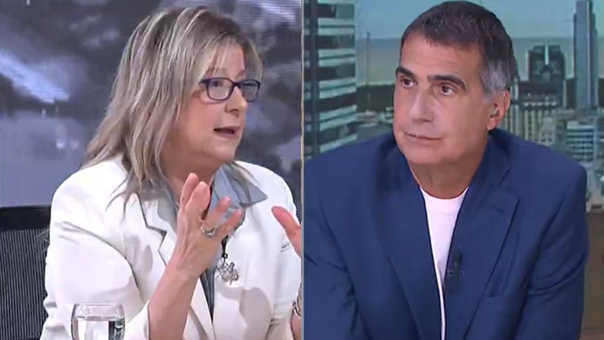 La ministra de Seguridad en A24. (Foto: Captura de TV)