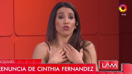 Cinthia Fernández contó el motivo por el cual quiere renunciar al Súper Bailando