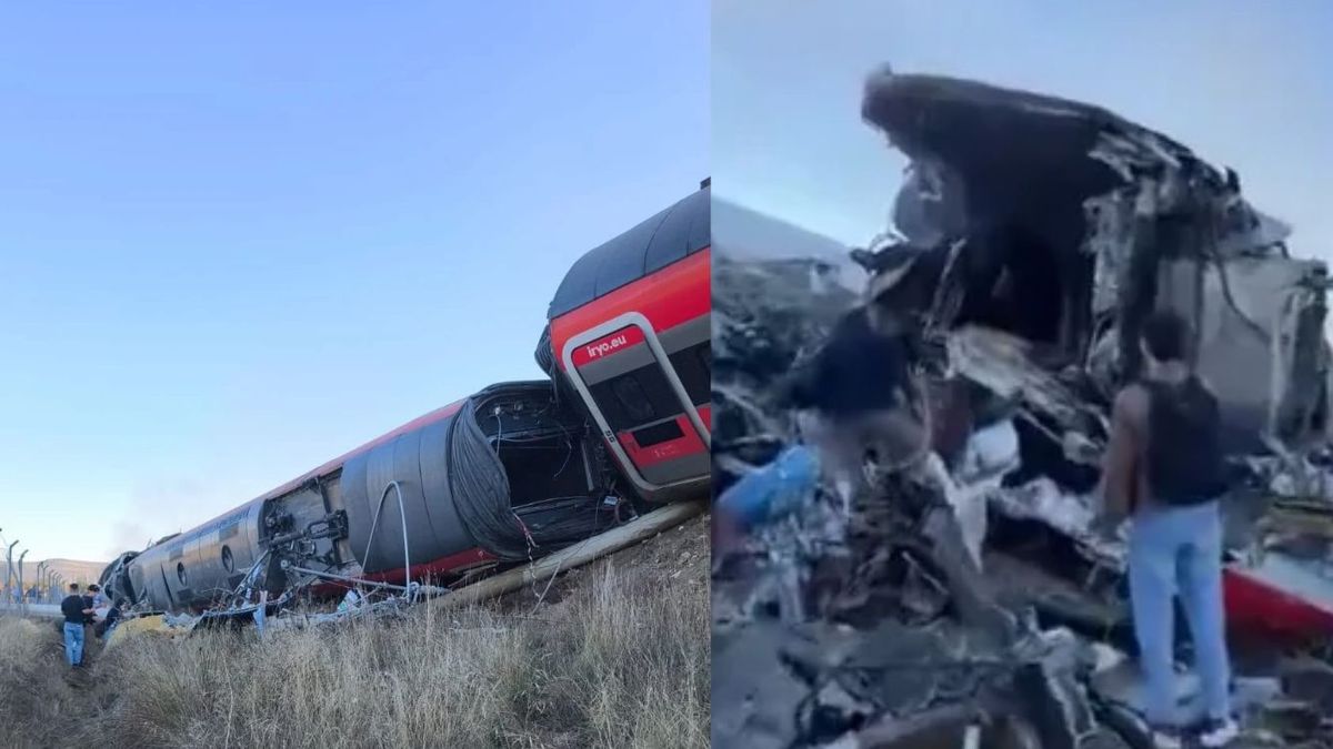 Tragedia en España: al menos 50 muertos por un choque entre dos trenes de alta velocidad