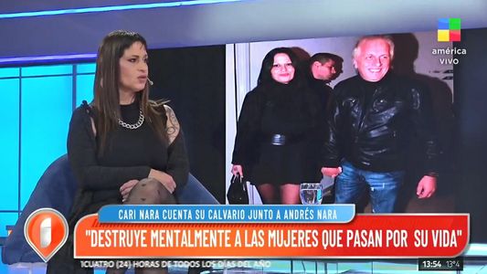 Cari Nara reveló que Andrés Nara fue violento con ella y hasta con la mamá de Wanda: Ella lo denunció