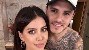 Mauro Icardi mostró las primeras imágenes del lanzamiento de Wanda Nara como cantante