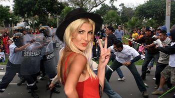 Candela Ruggeri reveló que se agarró a trompadas jugando al fútbol