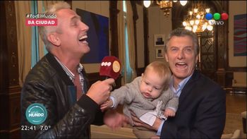 Marley y Mirko estuvieron con Mauricio Macri en la Casa Rosada