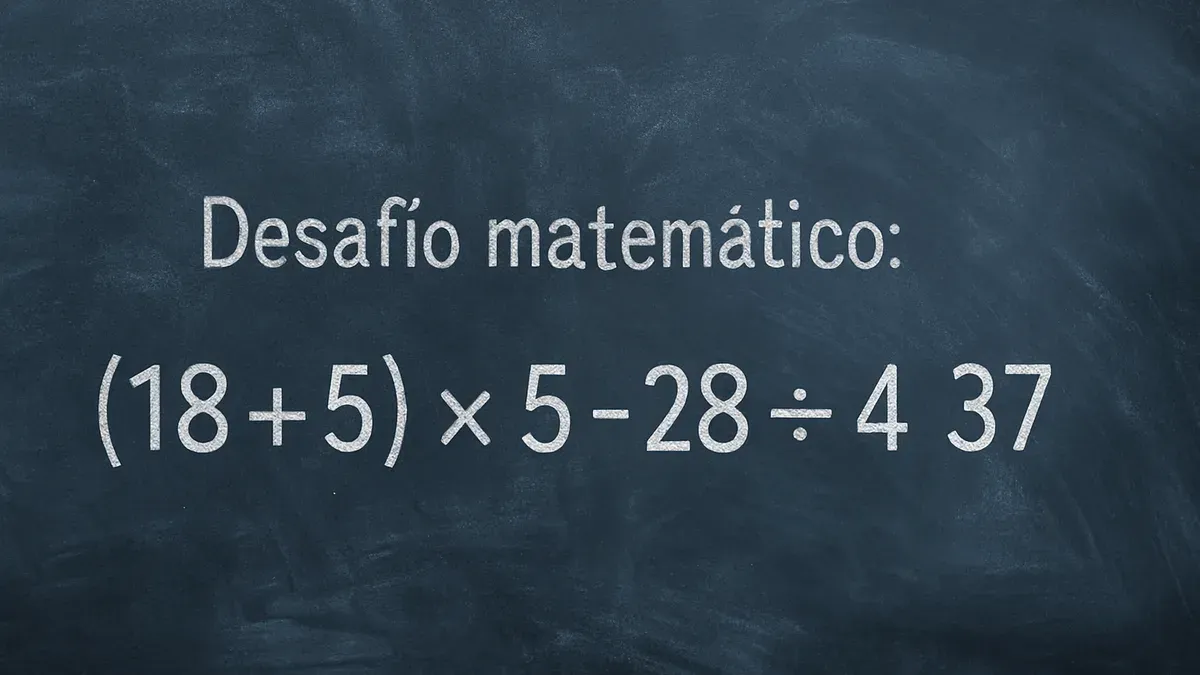 La regla esencial para resolver este desafío matemático es conocido como PEMDAS (por sus siglas en inglés) o jerarquía de operaciones.