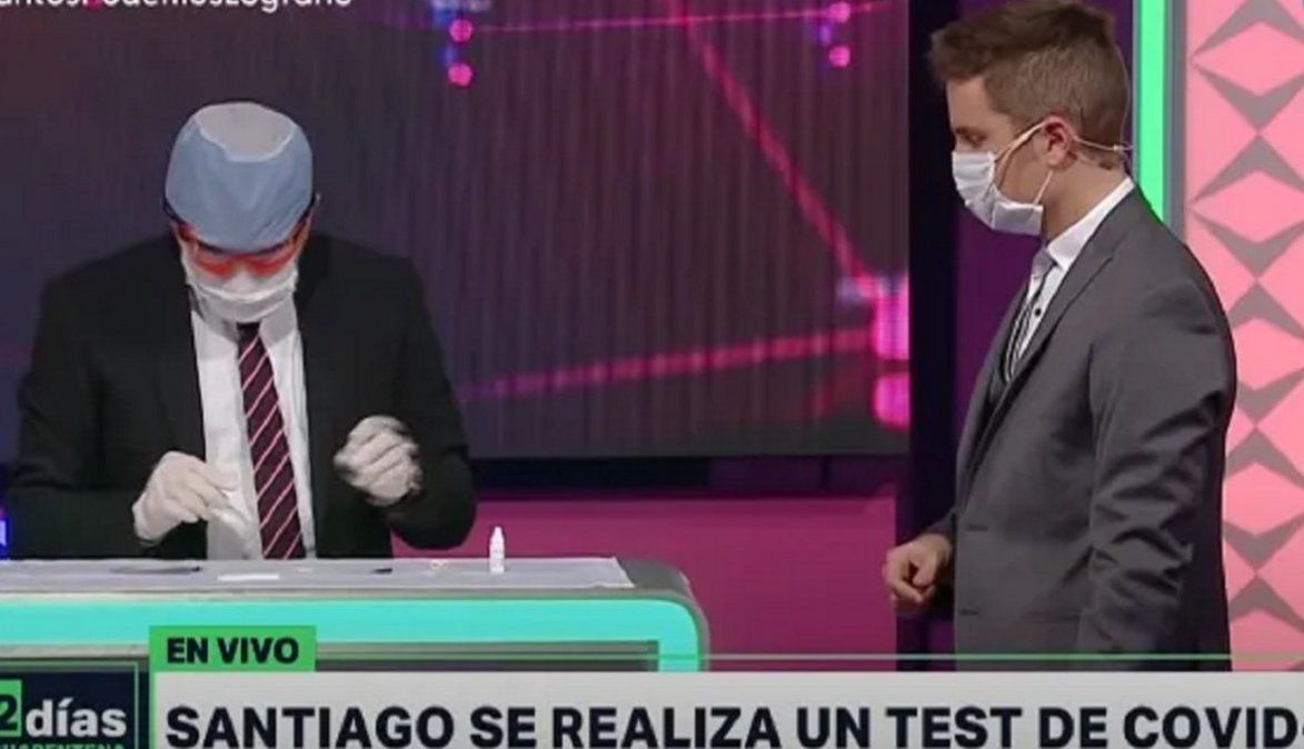 Santiago del Moro enfrentó la polémica por el test de COVID-19 en su programa