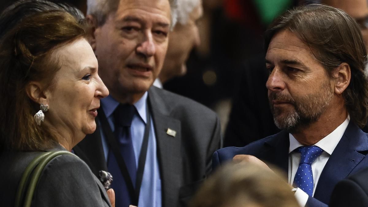 Lacalle Pou molesto por la ausencia de Javier Milei en la cumbre del Mercosur.&nbsp;