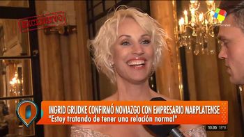 Ingrid Grudke confirmó que se puso de novia con un nuevo empresario