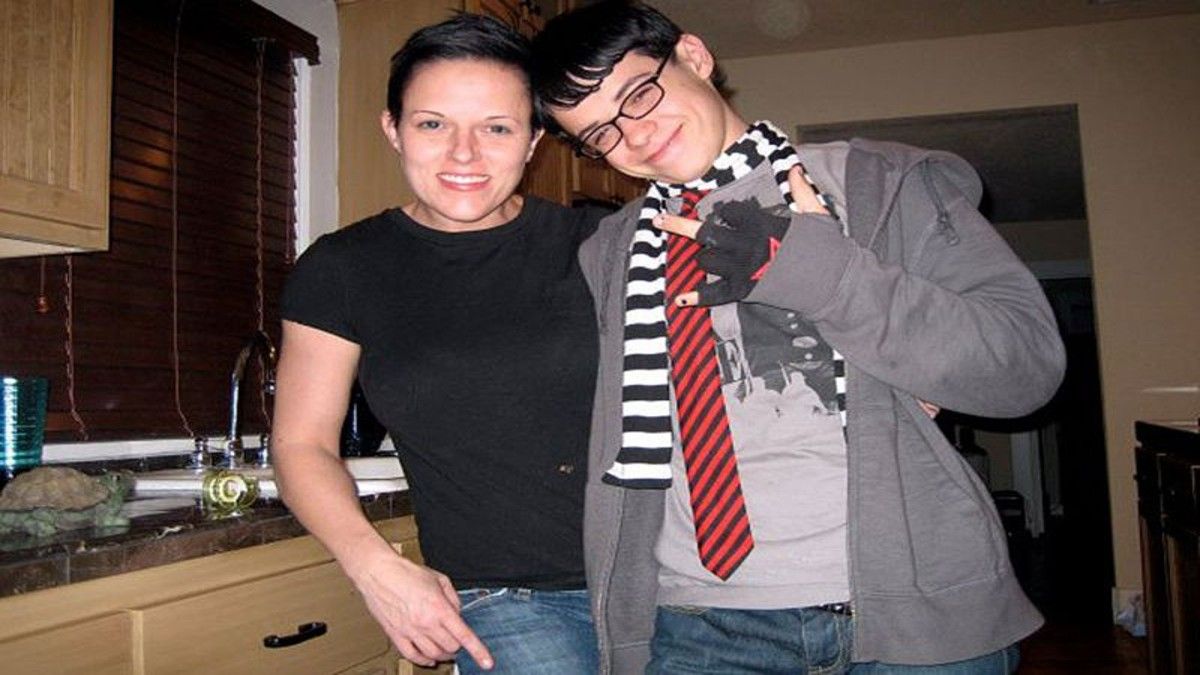 Charity y su hijo París. 