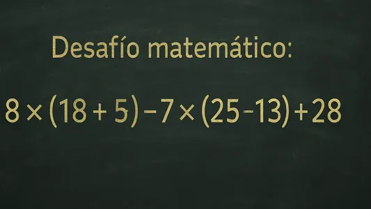 Desafío matemático: la complicada cuenta que pocos logran resolver