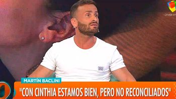 Martín Baclini reveló qué lo une hoy a Cinthia Fernández
