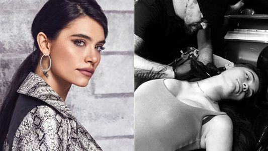 Eva de Dominici mostró el tatuaje dedicado a su novio: ¡en el cuello!