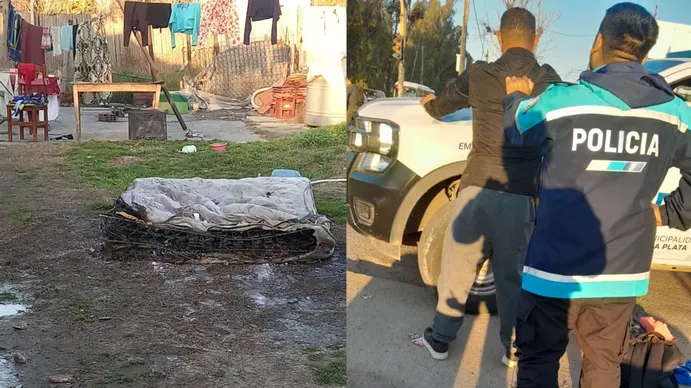 Vecinos salvaron a una mujer que fue encerrada por su novio y que le prendió fuego a la casa