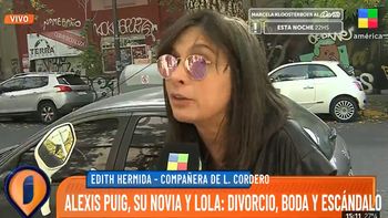 Edith Hermida le respondió a la novia de Alexis Puig tras sus graves insultos: Tampoco es...