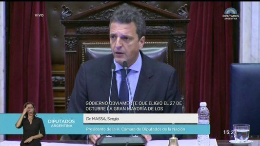 Massa despidió a Monzó en su primer día al frente de Diputados: Hizo un trabajo maravilloso