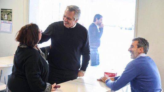 Alberto y Randazzo se mostraron por primera vez juntos y compartieron una recorrida por territorio bonaerense