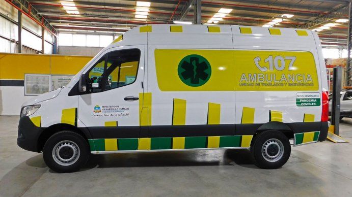 Llegaron ambulancias Mercedes-Benz a Formosa