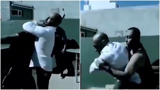 Un ministro de Seguridad se filmó luchando cuerpo a cuerpo contra ladrones