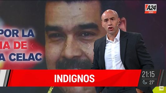 Esteban Trebucq en La cruel verdad apuntó contra Nicolás Maduro: No puedo creer que Argentina reciba a este dictador