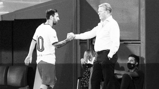 Koeman le respondió a Setién: Messi es el mejor del mundo y no es un jugador difícil de llevar